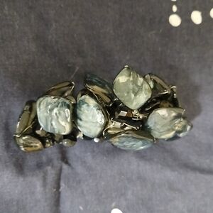 Elegant Black and Gray Stone Women's Bracelet